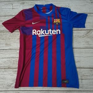 Nike FC Barcelona Soccer Football Jersey Youth Size Large